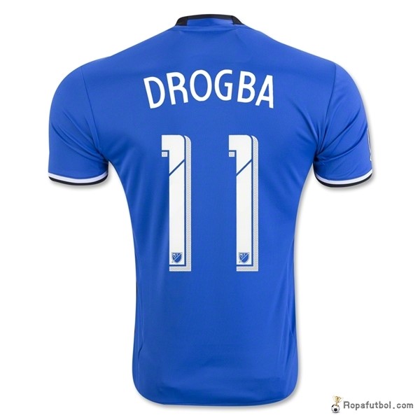 Camiseta Montreal Impact Replica Primera Ropa Drogba 2016/17 Azul